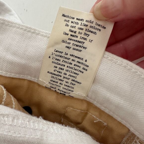 rag & bone White Brigade DRE Distressed Skinny Jean 5 Pocket Stretch Denim 28 - Picture 9 of 13